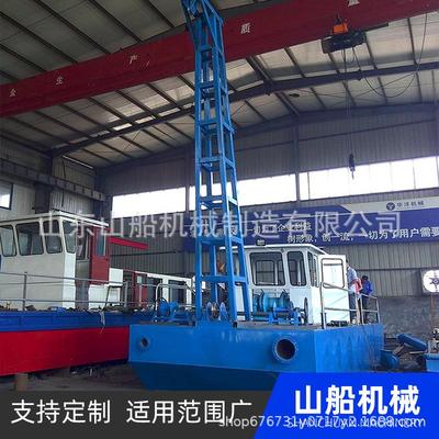 射吸式抽沙船河道挖沙船管道式挖沙船疏浚设备射吸式吸沙船厂家