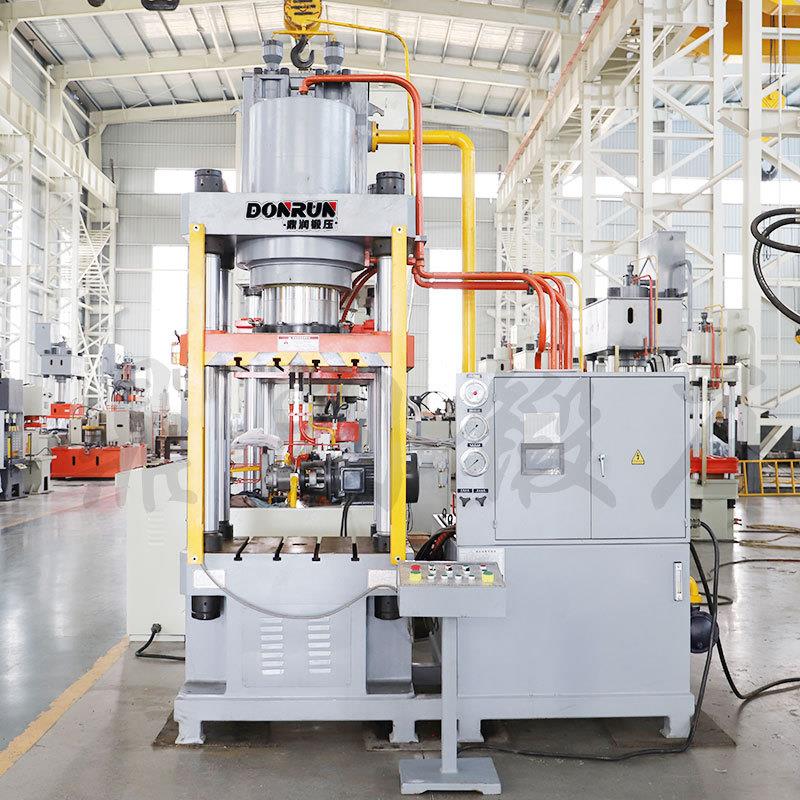 315吨金属冷挤压成型液压机铝制散热片挤压压力机315T四柱油压机