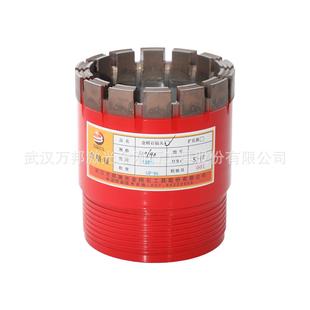 现货110/90单管勘探取芯钻头高品质勘探打孔打岩地质金刚石钻