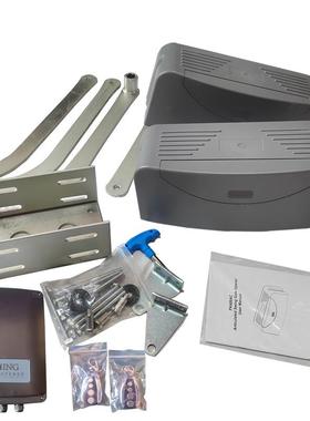 曲臂平开门机400AC智能遥控防雨对开门自动电机庭院门电动闭门器