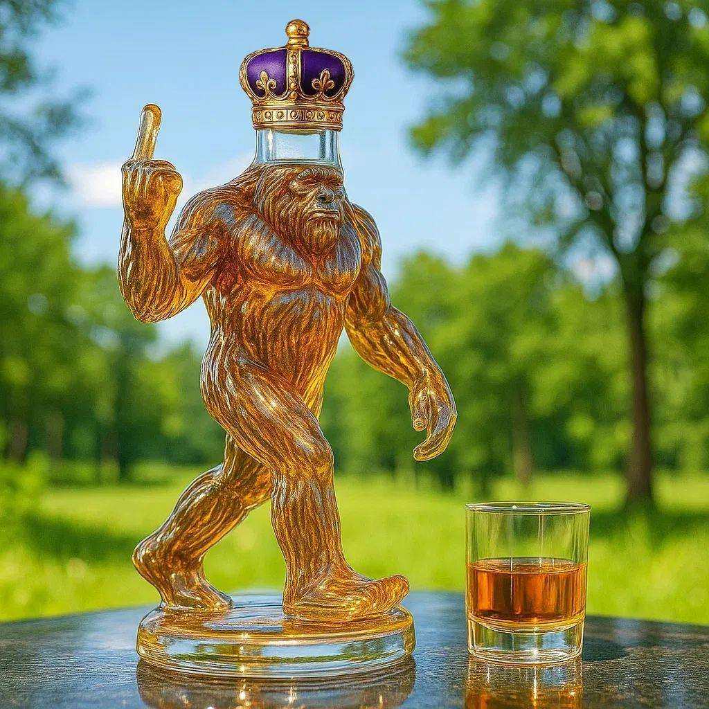 跨境新品 Funny Bigfoot Whiskey Bottle 有趣的大脚怪威士忌酒瓶,玩具/童车/益智/积木/模型,毛绒/玩偶/公仔/布艺类玩具,淘宝优惠券,粉丝福利购,淘宝优惠卷