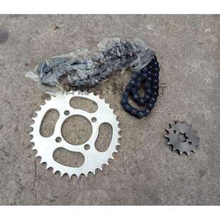 中高赛阿波罗摩托改装配件大链盘牙盘420 428 越野车链条小飞套链