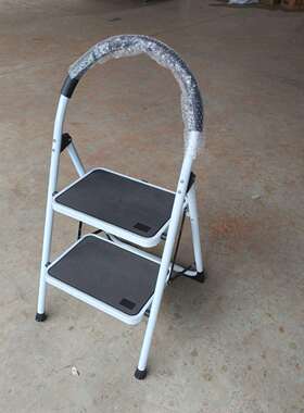 steel ladder 2step 两步铁梯子白色梯子白色梯凳二层凳子家用梯
