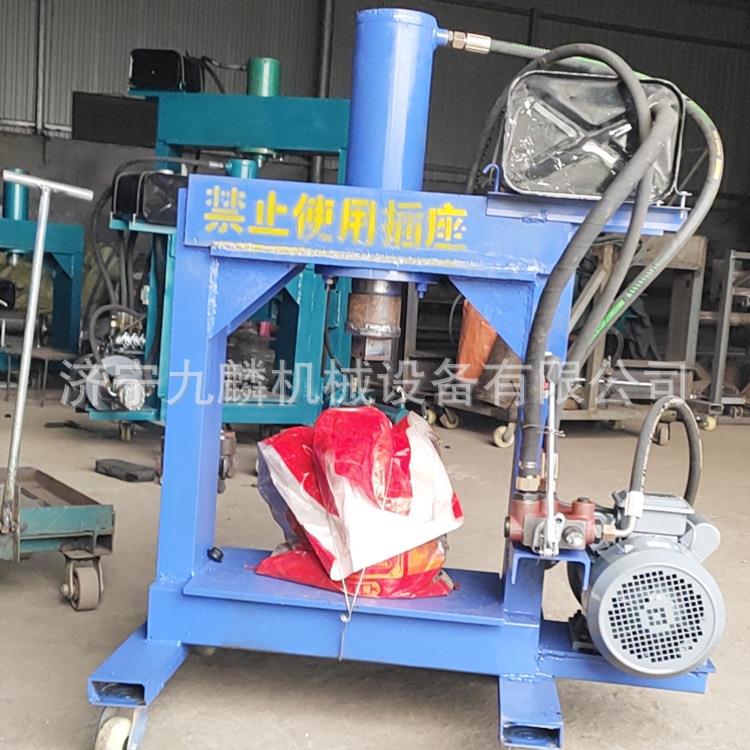 九麟机械小型30吨60吨压力机 轮毂破碎电机拆解用微型液压机