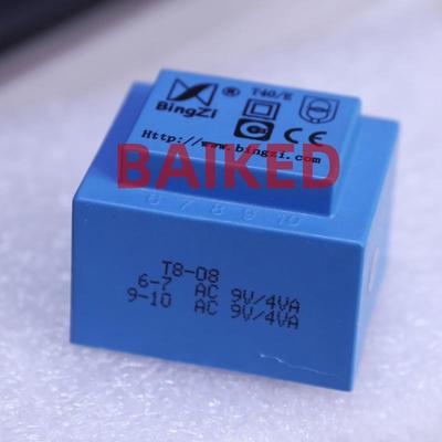 BingZi T40/E T8-08 6-7 AC 9V/4VA 9-10 1-5 AC 220V/50HZ变压器