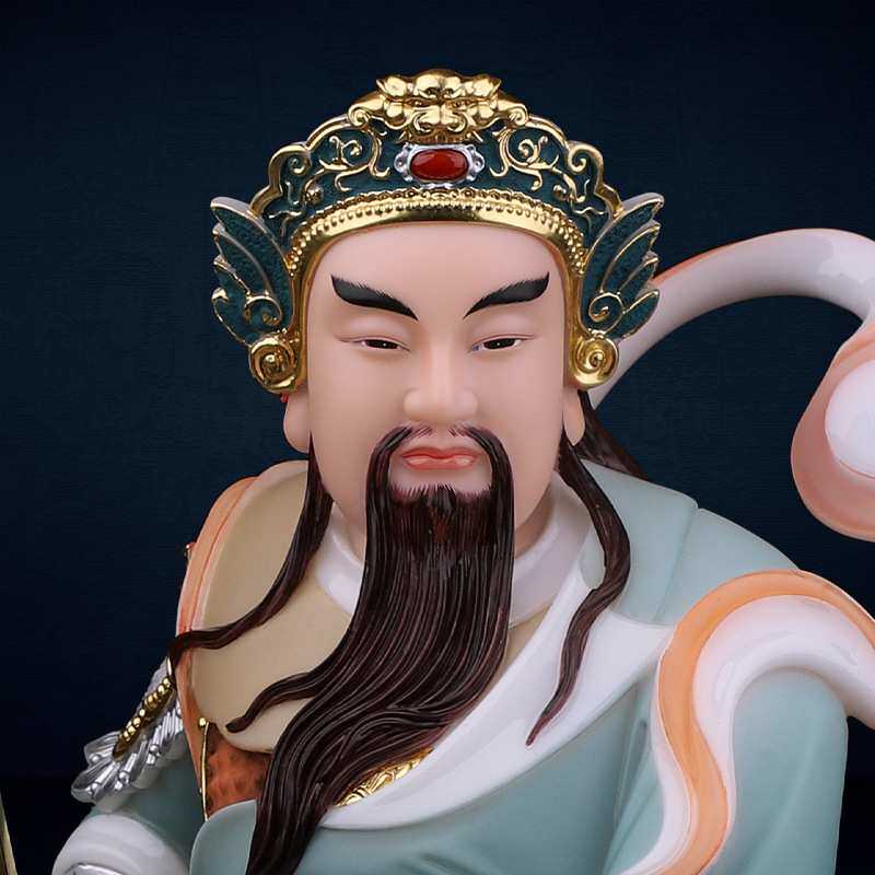 福盛东真武大帝像仿汉白玉供奉家用玄天上帝神像玄武大帝荡魔天尊