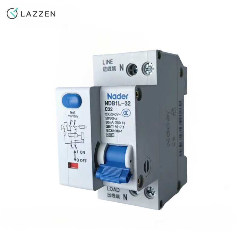 Nader上海良信NDB1L-32空气开关断路器家用空开1PN带漏电保护器-