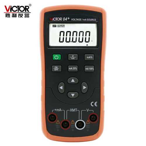 VICTOR胜利VC04+电压电流校验仪 信号发生器校准模拟变送器校验仪