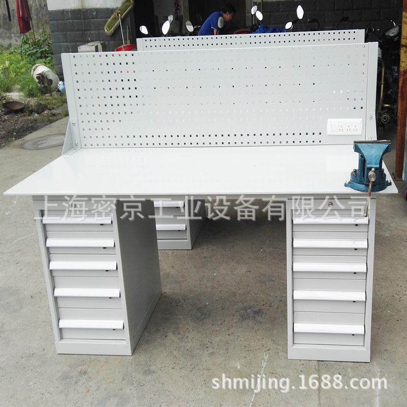铁板合成桌面工作台车间工厂操作台多功能桌子工作台