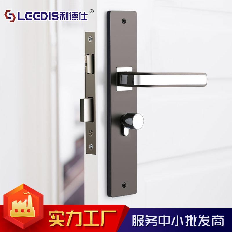 厂家直销北欧风卧室浴室房门执手锁现代简约木门锁具静音室内锁