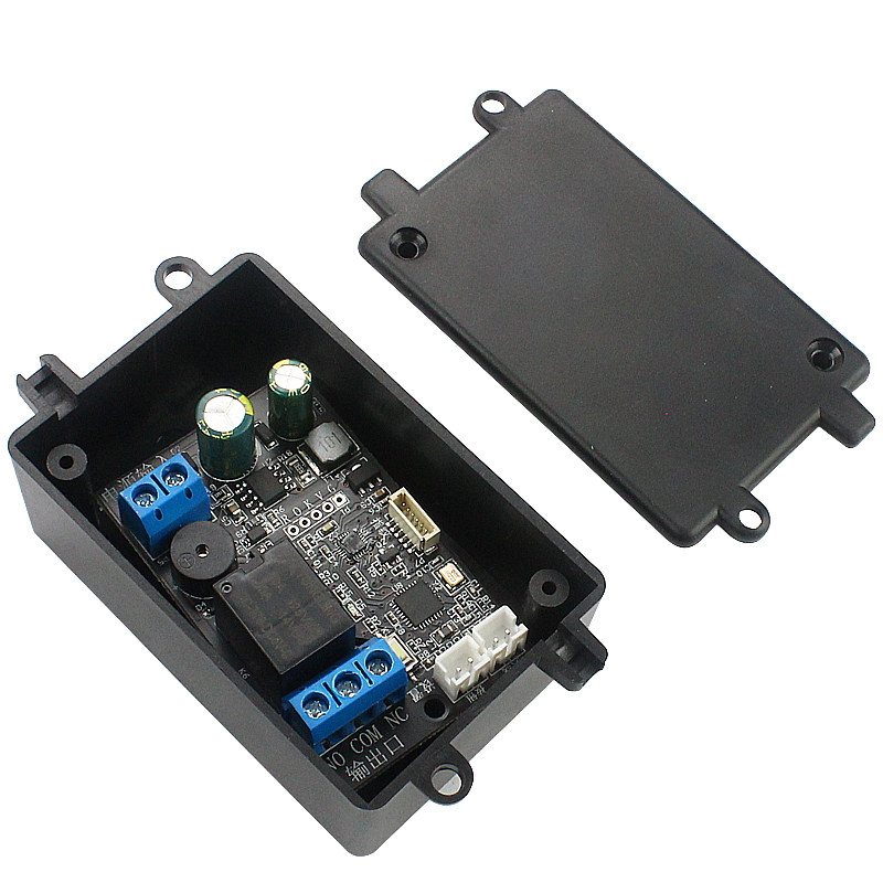 手机NFC感应继电器控制板指纹IC卡刷卡控制模块DC12V嵌入式读卡器
