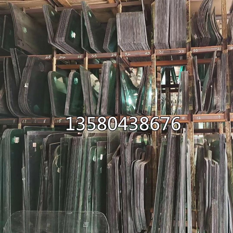 小松挖掘机PC120l/200/210/220-7/8驾驶室挡风玻璃前档后档玻璃