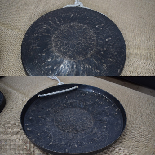 青铜老式旧锣f高中低音手锣28 30苏锣31 33 36虎音锣老铜勾锣黑锣