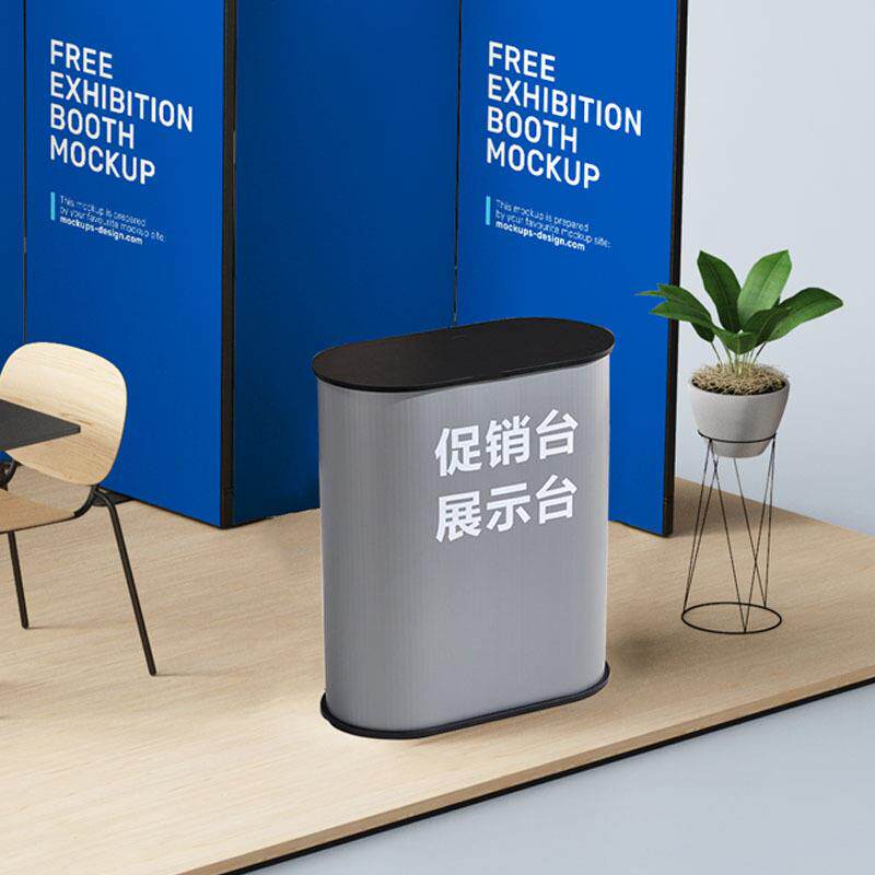 中空板促销台展台便携式折叠架展金属加工件/五金加工