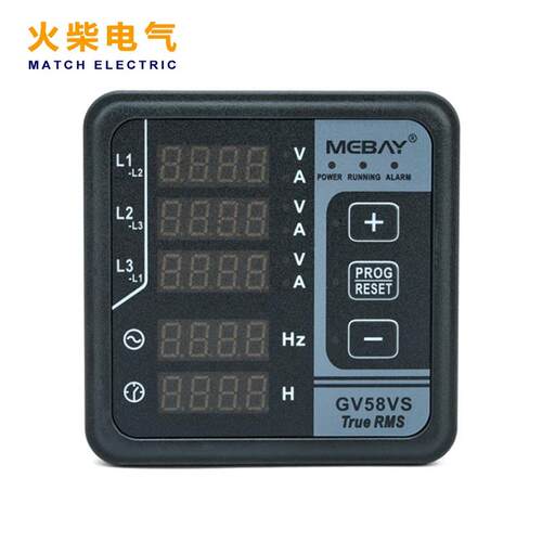 GV58VS发电机组多功能数显表发电机组控制器监测仪表