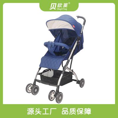 贝欧莱宝宝车超轻可登机车四轮推车一键收车儿童车婴儿推车加厚