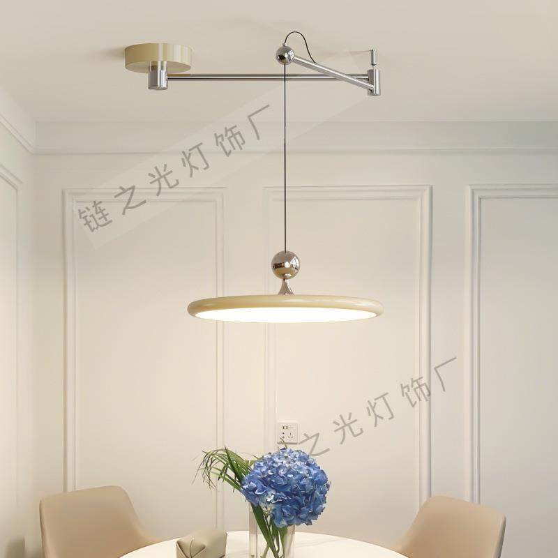 全光谱飞碟餐厅吊灯2023新款带摇臂餐桌灯移位吧台灯绿色法式灯具,特色手工艺,其他特色工艺品,淘宝优惠券,粉丝福利购,淘宝优惠卷