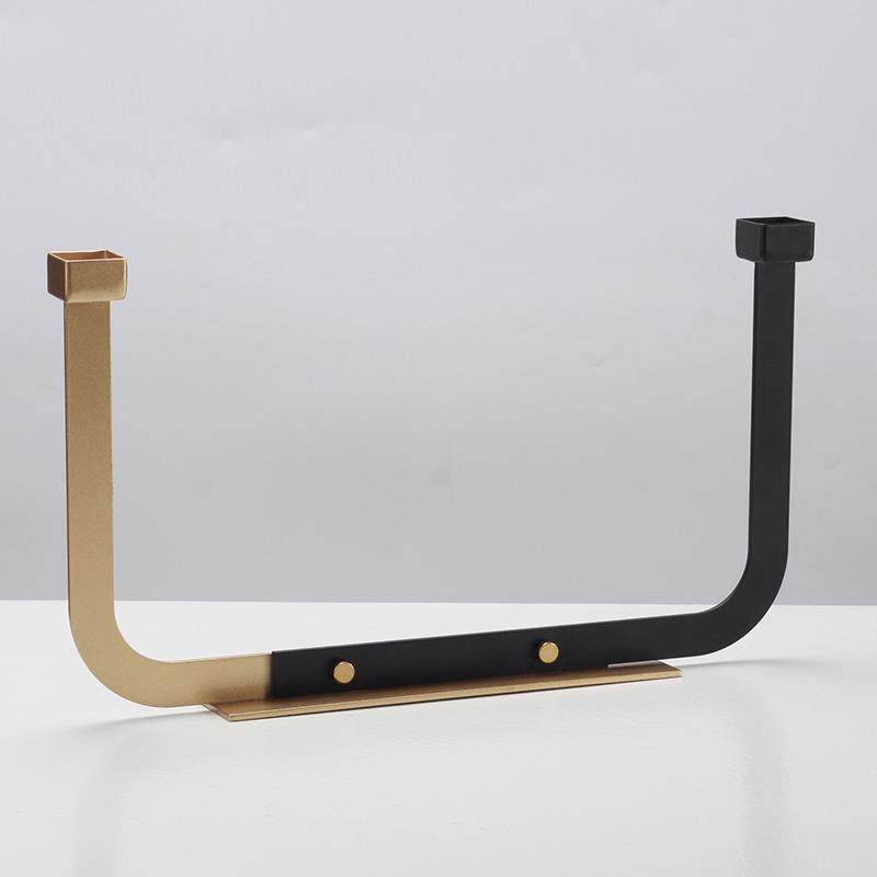 简约现代样板房餐厅桌面创意轻奢软装饰品欧式金属拼接蜡烛台摆件,自行车/骑行装备/零配件,更多零件/配件,淘宝优惠券,粉丝福利购,淘宝优惠卷