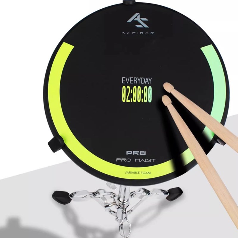 AS哑鼓垫c套装节拍器12寸架子鼓初学者儿童入门进阶练习减震打击