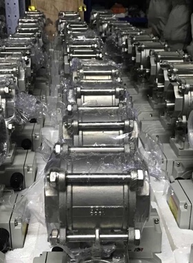 电动球阀Q911F-16P不锈钢丝扣三片式三通220vDN15 20 25 32 40 50