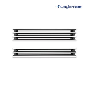 中央空调预埋爪型风口极简加长条型散流器内嵌隐形极窄线性出风口