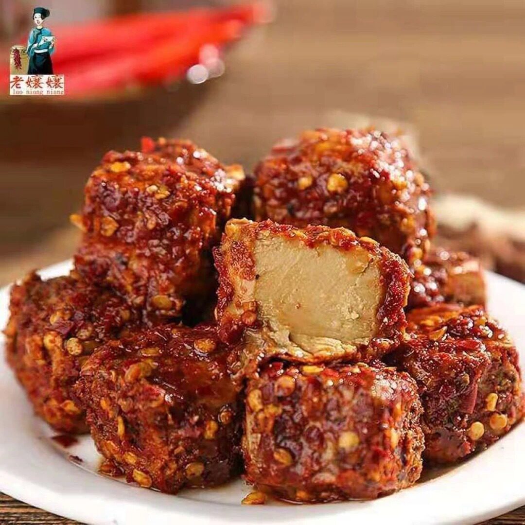 （老豆腐收到就能吃）辣味霉豆腐下饭搭档豆腐乳酸汤豆腐纯手工