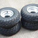 沙滩车四轮卡丁车7寸公路胎 7寸轮胎轮毂耐磨 16X8