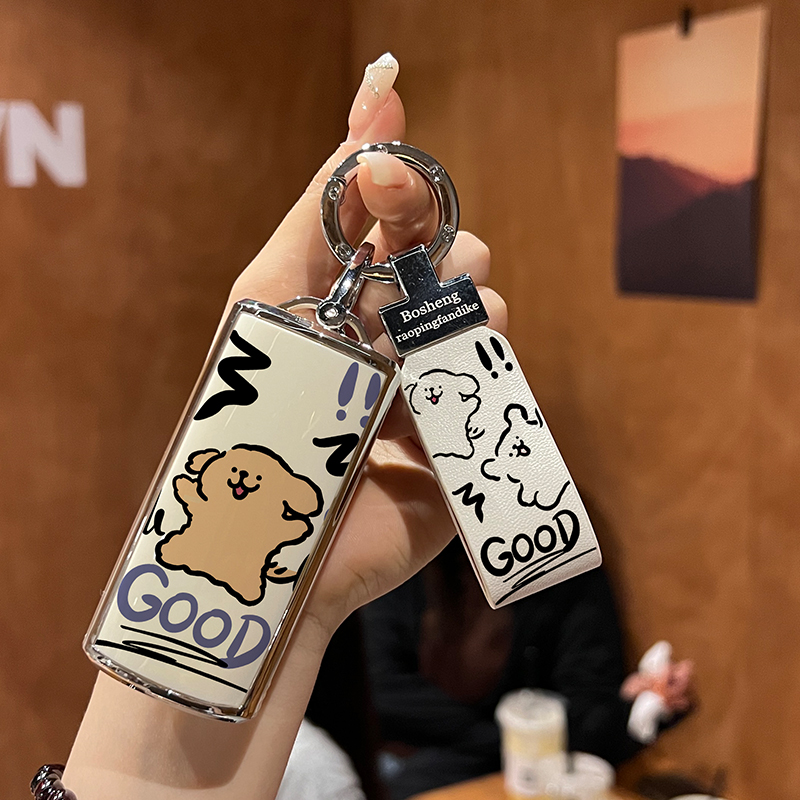 广汽传祺gs4钥匙套汽车埃安YPLUS影豹m8/gs8N/gs3/m6pro影酷扣