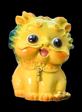 可爱汽车车内饰品创意麒麟办公室桌面装饰招财小貔貅摆件开业礼物