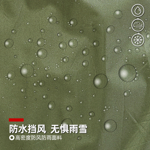 军绿大衣棉男冬季 保安防水冻防寒服劳保棉袄棉服冷库功能 加厚长款