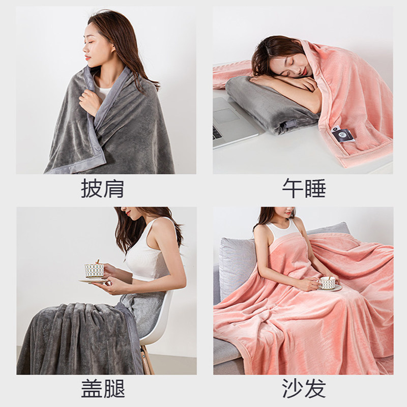 毛毯盖毯办公室午l睡毯加厚保暖夏季小毯子单人沙发毯法兰绒空调