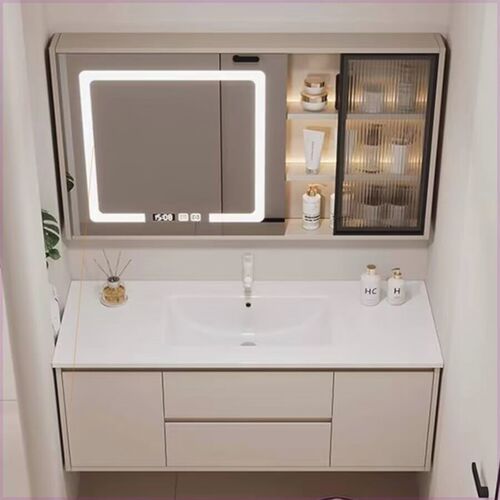 奶3风浴室油63/73/83/9柜cm103厘米113公分陶瓷一体盆洗手池