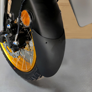 摩托车前泥瓦前挡泥板加长加宽挡水板 400X改装 适用凯越525X 500X