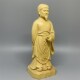 黄杨木雕刻孟子人物雕像摆件家居书房装 饰文人送老师导师礼物礼品