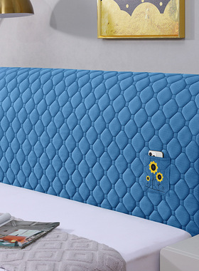 床头罩套202i2新款全包床头罩床头套软包木床通用床靠背罩套布