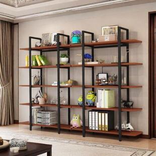 创意铁艺书架置物架隔断客厅陈列柜储物架展示架落地墙面置物架