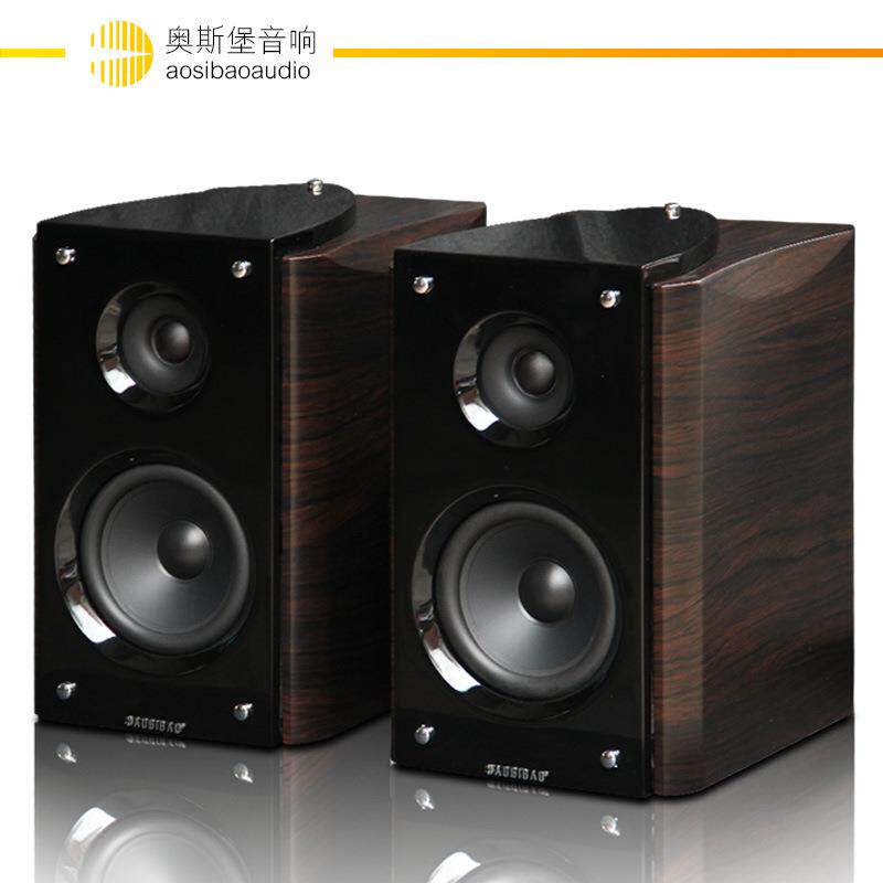50835寸惠威款手工箱HIFI音箱发烧音响入门级书架音箱对箱
