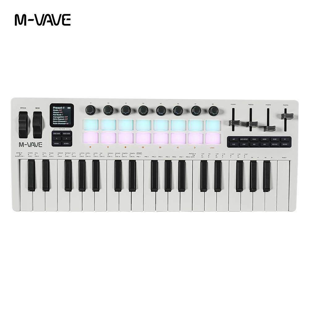 37键MIDI键盘合成器移动便携制作电音编曲可充电图片