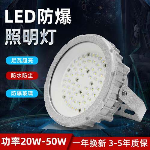 BAD8220W30W40W50W防爆LED泛光灯加油站投光灯LED防爆吸顶灯