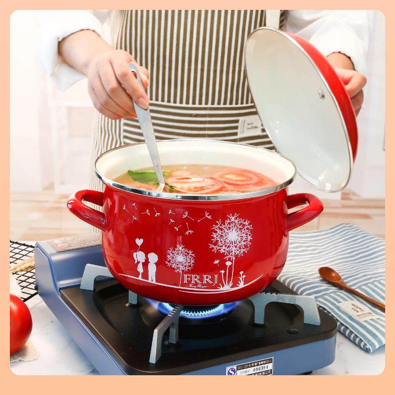 ε芙蓉润家搪瓷汤锅加厚双耳煮面锅带盖家用煲汤耐高温猪油筒,模玩/动漫/周边/娃圈三坑/桌游,模型制作工具/辅料耗材,淘宝优惠券,粉丝福利购,淘宝优惠卷