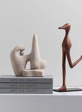 抽象现代Birdman摆件 样板间家居客厅橱窗电视柜创意软装饰品