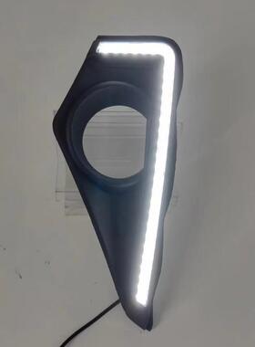 FOR VELOZ日行灯行车白光转向黄光LED双色流水日间行车照明灯改装