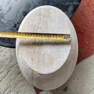 茶几边几摆件天然自然面效装 饰黑白款