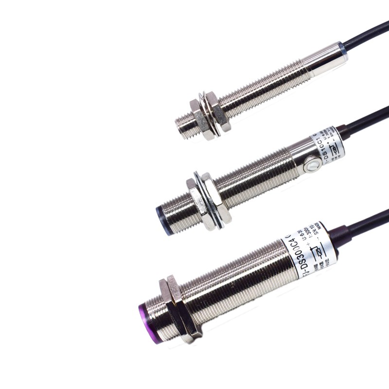 光电开关m12红外激光漫反射对y射传感器感应器开关24vm18电压检测