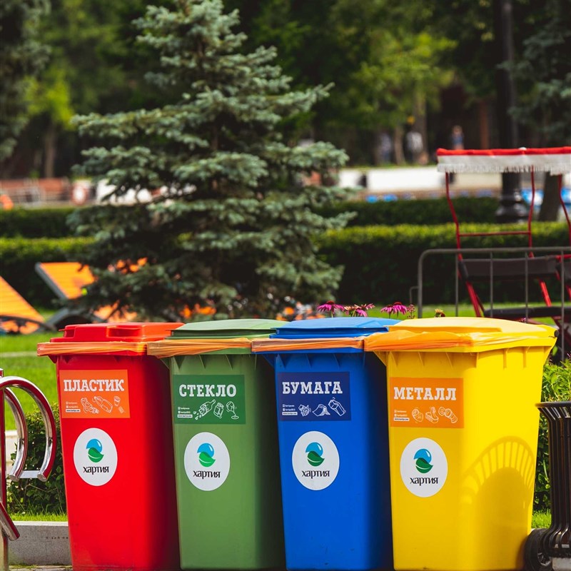 城市街道户外工i业家庭塑料垃圾桶路边小区塑料桶垃圾车分类脚踏