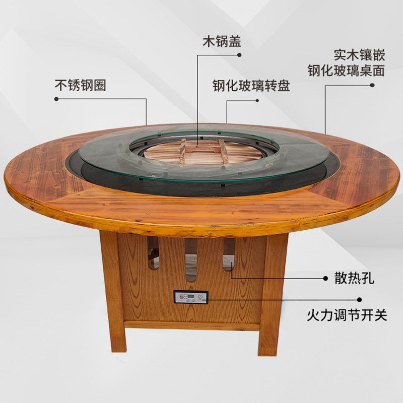 铁锅炖灶台桌柴火鸡地锅鸡专用灶台烧电专N用商用户外农家乐灶台