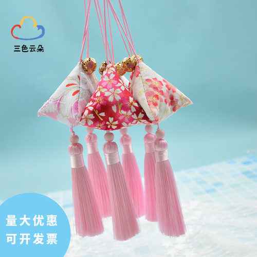 端午节香包diy手工材料包薰衣草少女铃铛粉送礼盒装香囊礼品香袋