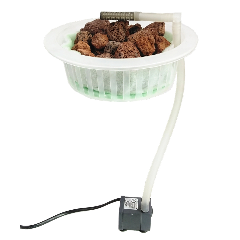 圆形鱼缸过滤器滴流o盒上置过滤盒圆柱球鼓缸瀑布泵静音乌龟缸净