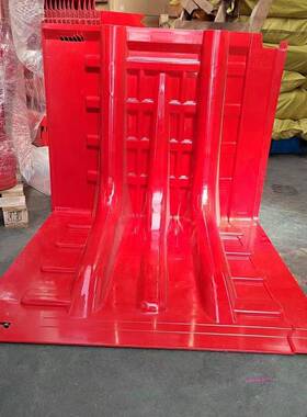 L型防汛防洪挡水板地下车库阻水板红色ABS可移动围堰防洪闸