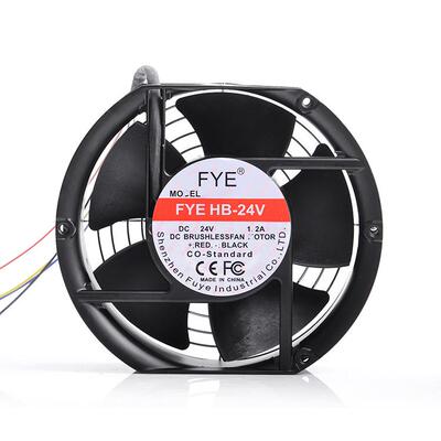 FYE福烨17250HB-24V四线带控制线轴流风机散热风扇DC24V1.2A